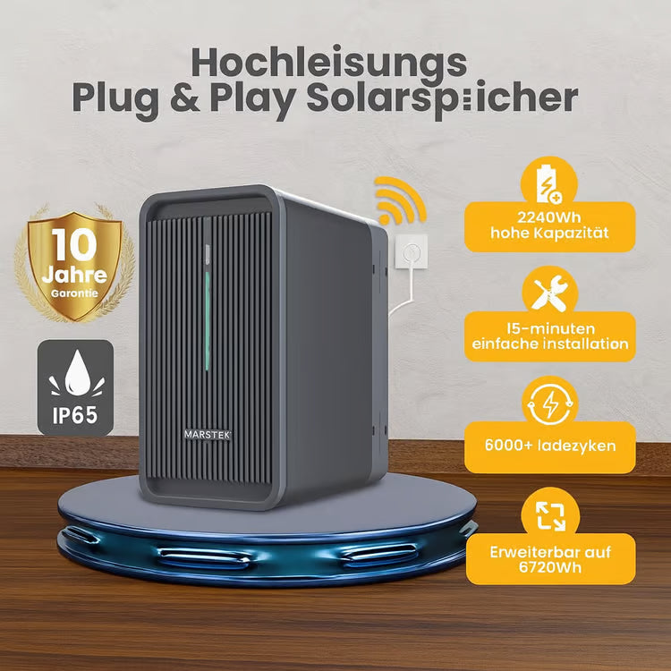 Marstek Saturn B2500-D Balcony Power Storage – 2.24 kWh Capacity